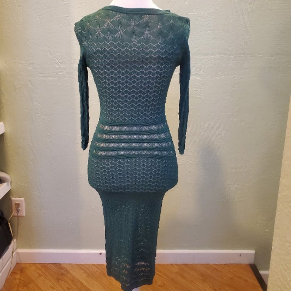 Venus Green Rhinestone Dress - Picture 6 of 10